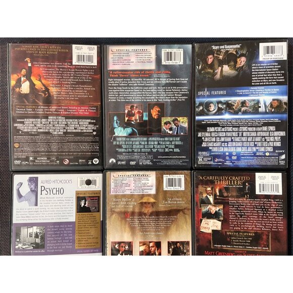 Horror & Thriller DVD Bundle, 9 Titles, Pre-Owned, Great Shape, Fast Shipping - Picture 5 of 7